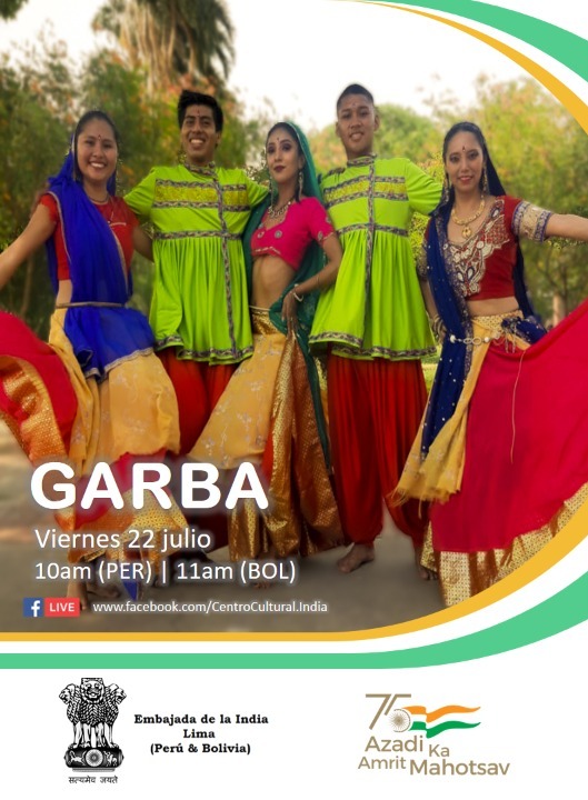 Workshop on Garba, a pre-eminent form of folk dance originated in the Indian state of Gujarat 